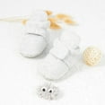 thumbnail image 3 of Newborn Baby Boy Girl Soft Fleece Booties Stay On Infant Slippers Socks Shoe Non Skid Gripper Toddler First Walkers Winter Ankle Crib Shoes, 3 of 6