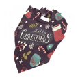 thumbnail image 5 of Bingfone Merry Christmas-Washable Dog Scarf Triangle Adjustable Puppy Bandana Bib Handkerchief For Medium Large Dog Cat, 5 of 9