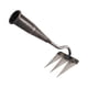 thumbnail image 4 of Rastrillo de Jardín para Desmalezar Herramienta Agrícola para Remover Tierra Cultivar Y Plantar Hecho de Acero de Manganeso Resistente Adecuado 3 dientes, 4 of 9