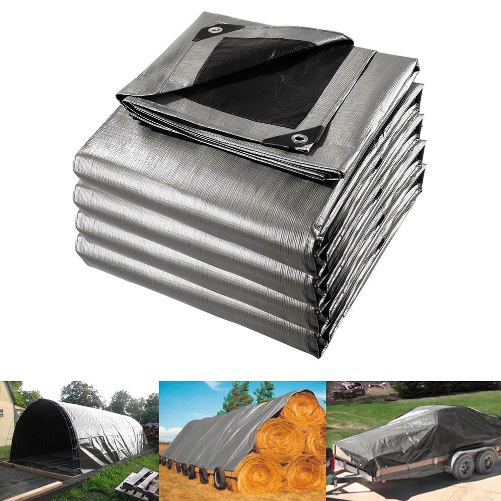 11 Mil Heavy Duty Reinforced Poly Tarp Reversible All Purpose
