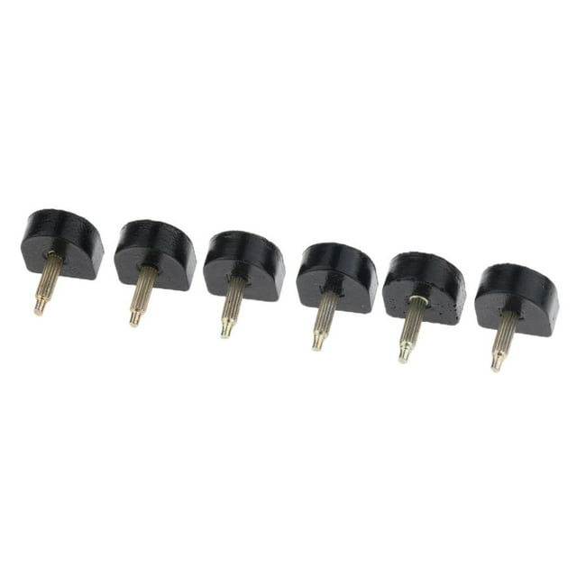 3 pares de tapas de tacón de repuesto de PU duraderas para zapatos de tacón alto Zapatero 9 24x26mm Zulema Reparación de cuidado de zapatos de mujer