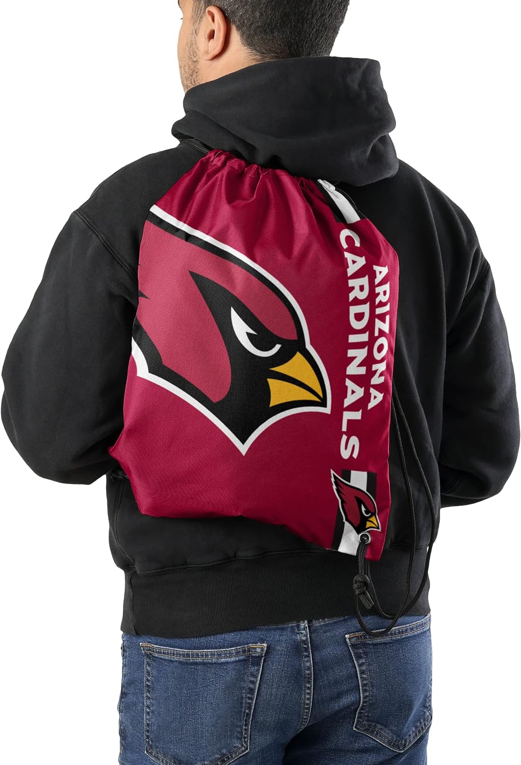 FOCO Arizona Cardinals NFL Big Logo Drawstring Backpack - image 2 of 2