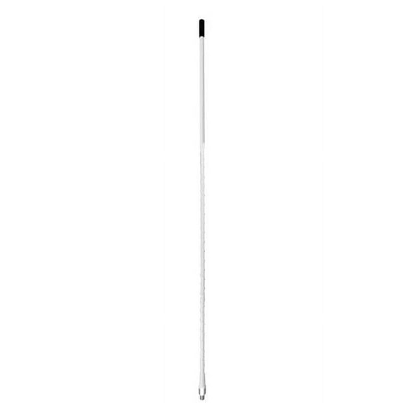 Procomm JBC300-WX 3 ft. 0.37 x 24 in. Thread Fiberglass CB Antenna Whip, White
