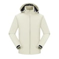 thumbnail image 5 of Cmfcve Rain Jacket for Women Waterproof Lightweight Windbreaker Jacket with Hood Packable Zipper Raincoat with Pockets M-4XL, 5 of 7