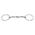 thumbnail image 2 of Bague en Vrac Snaffle Bit, en Acier Inoxydable Plus Facile Contrôle Pratique Cheval Bouche Bit Exécution Exquise pour la Ferme, 2 of 8