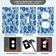 thumbnail image 5 of Switch Panel Switch Decoration 2.76x4.53x0.28 Inches Toggle Switch Switch Plate Wall Plates Living Room Kitchen Bedroom Study Switches Blue Gem, 5 of 8