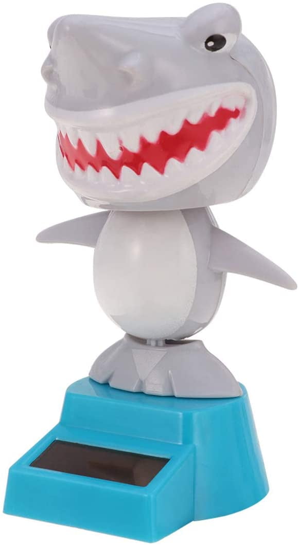Shark Dancing Solar Power Solar Powered toy Bobble Head Plastic Toys 