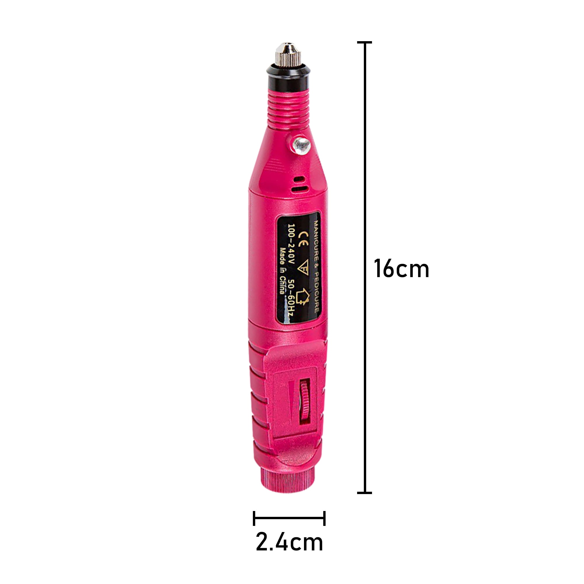 Pinkiou Electric Nail Drill Machine Nail Drill Kit 20000 RPM Portable Nail Drill for Acrylic Nails, 6 Acrylic Gel Remover Nail Tools, Nail Polishing Machine Pedicure Set