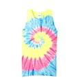 thumbnail image 5 of Port & Company Tie Dye Tank Top-L (Neon Rainbow), 5 of 6