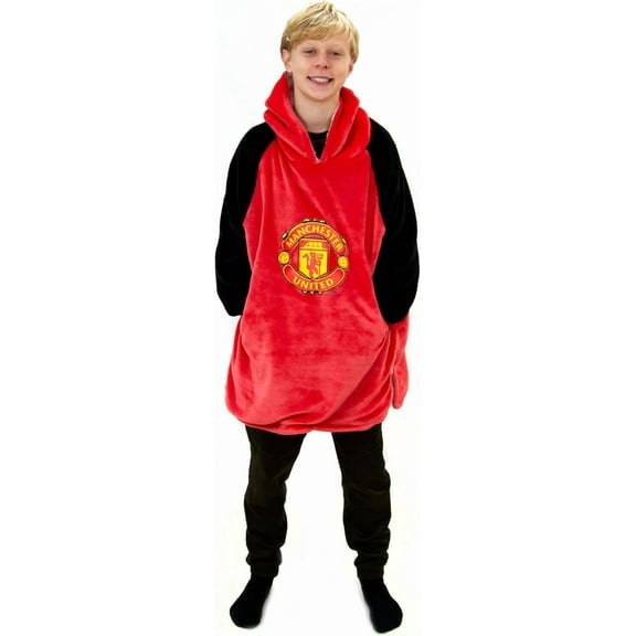 Manchester United Oversized Wearable Hooded Blanket-Medium