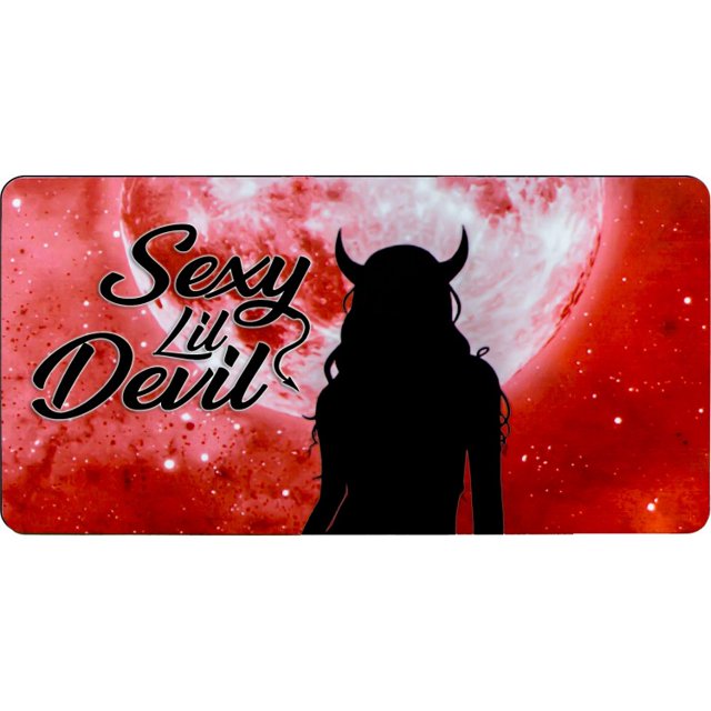 Aguichant Lil Devil Plaque d'Immatriculation Photo