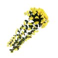 thumbnail image 4 of Guirnalda de flores artificiales para colgar en la pared, simulación floral, vid, oficina en casa, flor falsa, ratán, amarillo kenally HA8140-08B, 4 of 6