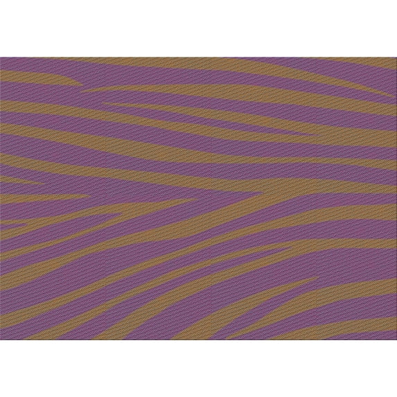 Ahgly Company Indoor Rectangle Patterned Raspberry Purple Area Rugs, 2' x 4'