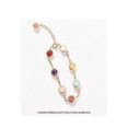 thumbnail image 5 of Pulsera de piedra natural (longitud 20 cm), pulsera con dijes de cristal de colores, pulsera elástica, joyería de piedras preciosas, 5 of 5