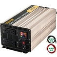 thumbnail image 1 of VEVOR Pure Sine Wave Inverter, 3000w Power Inverter, DC 12v to AC 110v Car Inverter, with LCD Display, 5v USB Port, AC Outlets (GFCI) Power Converter, for Car, RV Truck,Solar System,Travel Camping, 1 of 9