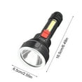 thumbnail image 3 of Bright Flashlights High Lumens, Flashlights For Emergencies, Emergency Flashlight, Strong Light LED Flashlight Super Bright Torch USB Rechargeable Lamp, 3 of 9