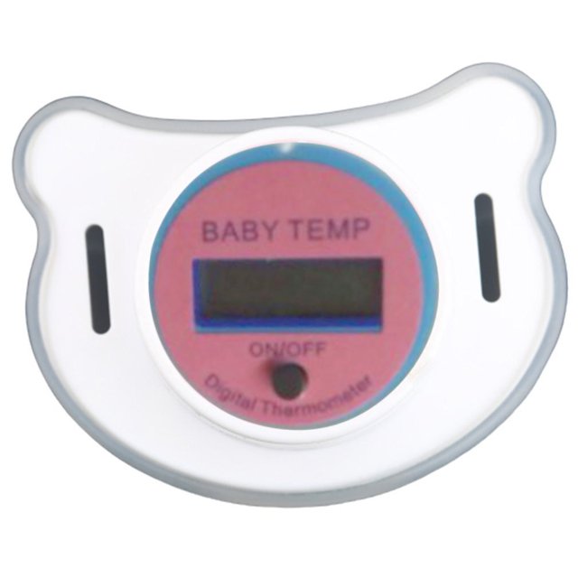 Termómetro Digital LCD para niños, y el pezón medidor de temperatura para la boca, chupete