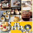 thumbnail image 2 of 12 Pieces Round Cookie Biscuit Cutter Set,304 Stainless Steel Cookie Cutters And Donut Cutter Ring Molds For Dough Pastry Biscuits Muffins Fondant Don, 2 of 4