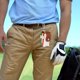 thumbnail image 4 of Riñonera portátil de cuero con hebilla para hombre y mujer, ideal como regalo de golf., 4 of 6