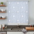 thumbnail image 4 of Easter Rabbits Sheer Curtains 84 Inches Long, Cartoon Bunny Eggs Animal Blue Light Filering Curtains, Breathable Simi Curtain Privacy Drapes for Living Room Bedroom Lightweight Window Treatment, 4 of 9