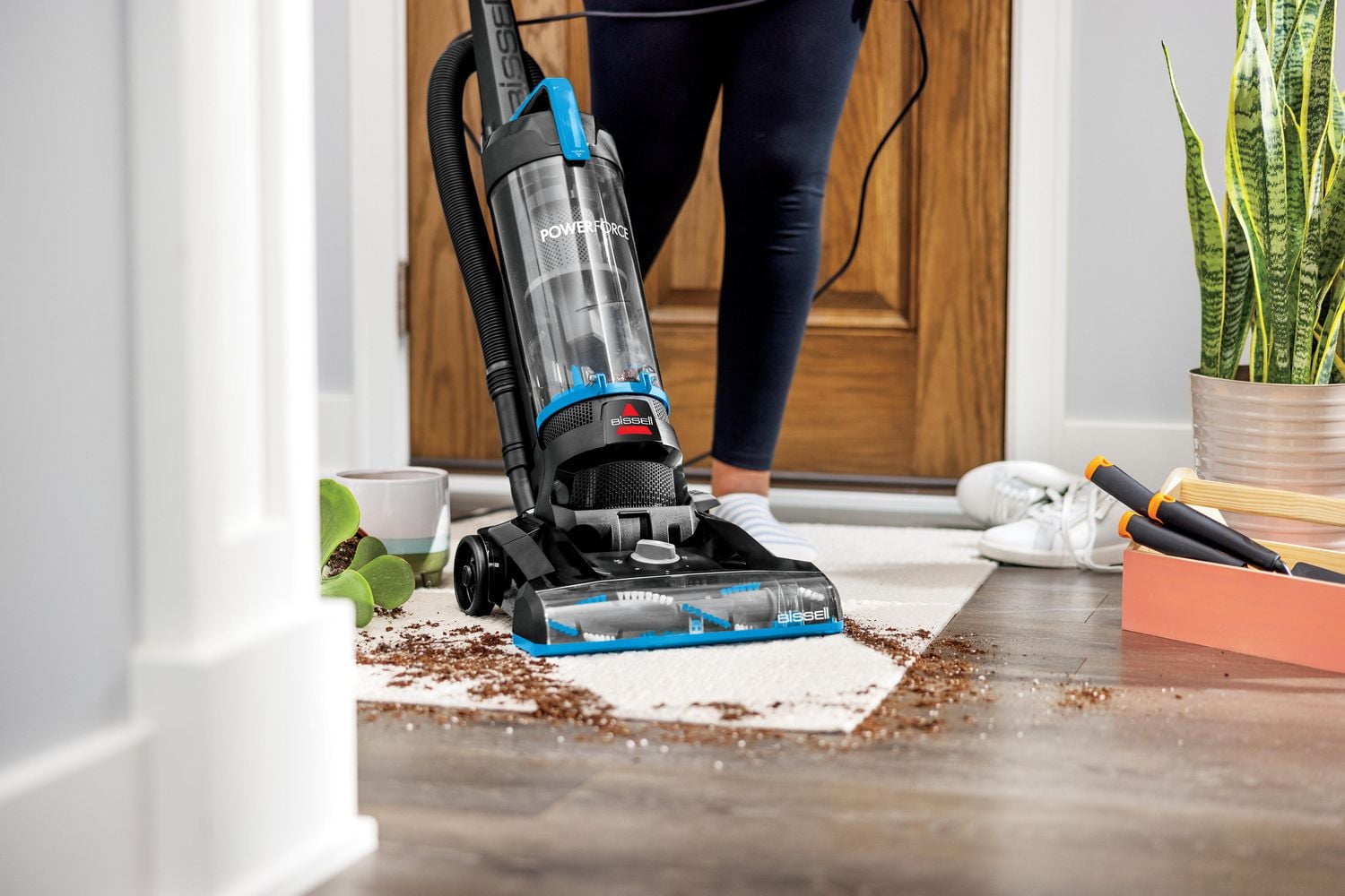 BISSELL® PowerForce® Bagless Upright Vacuum, Lightweight, powerful vacuum