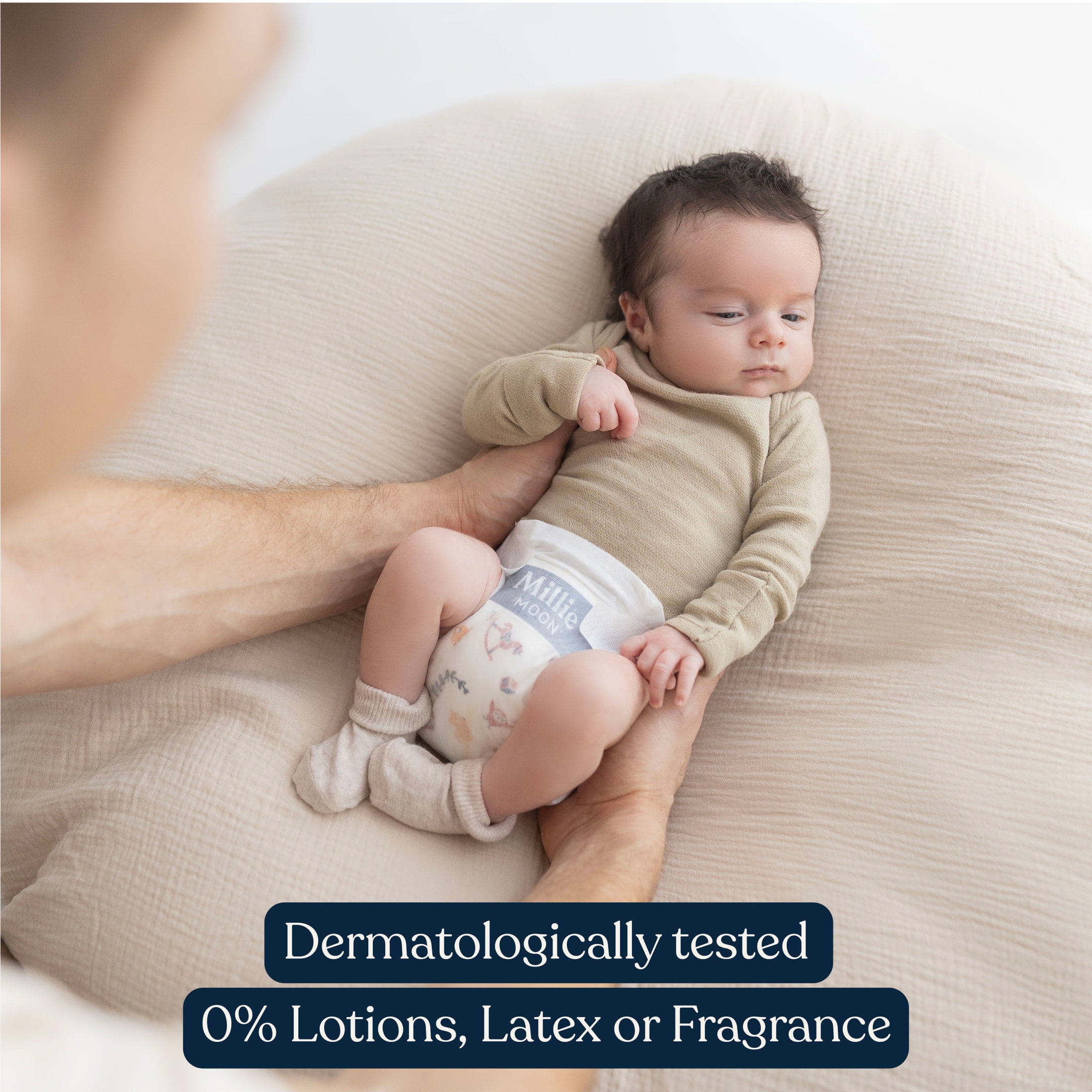 Millie Moon Luxury Diapers, Size Newborn, 96 Count