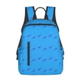 thumbnail image 1 of Balery Cute Shark Mochila ligera para hombre y mujer: duradera e impermeable, ideal para la escuela, el trabajo, viajes y uso diario., 1 of 7
