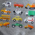 thumbnail image 5 of 3-4 Years Toddler Boys Crewneck Sweatshirt Long Sleeved Car Print Casual Tops Fall Winter Clothes for 18 24 Months 2t 3t 4t 5t Toddler Kids, 5 of 9