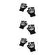 thumbnail image 2 of Eigraketly Manoplas para exteriores de Halloween tejidas, guantes sin dedos para montar a caballo Unisex, calentadores de bicicleta elásticos luminosos Type1 NO1 Eigraketly CBP109693, 2 of 6