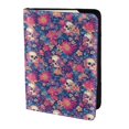thumbnail image 2 of Pofeuu Skull colorful flower daisy Print Travel Document Organizer Passport Holder Men Women for Family (6.5 in x 4.5 in),Wallet Holder Credit Card Clutch Bag Case, 2 of 5