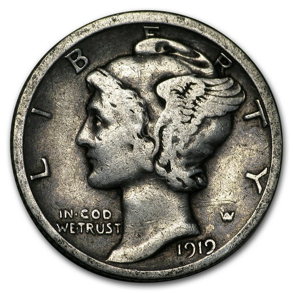 1919-S Mercury Dime Fine