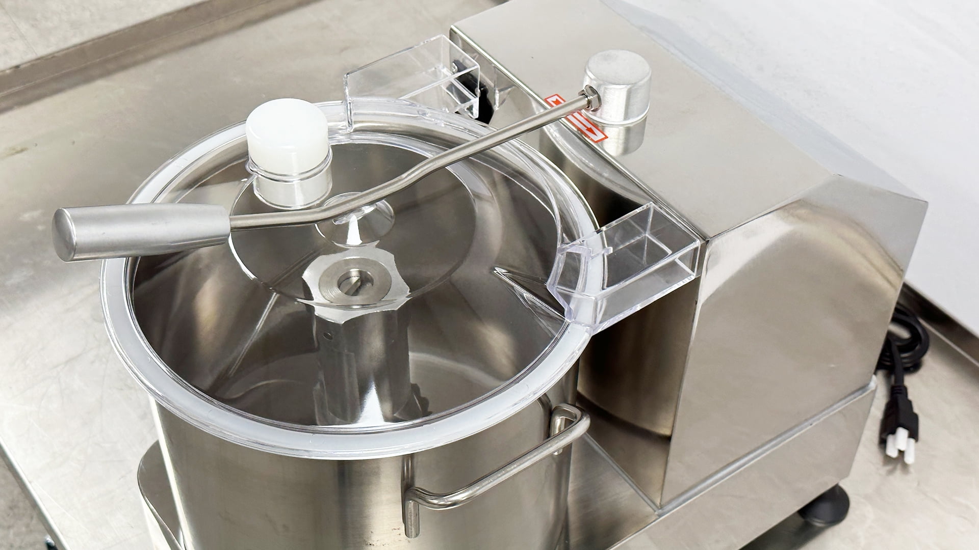 1800W Commercial Food Processor Vegetable Cutter 9L Bowl Big Capacity, Stainless Steel NSF