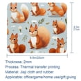 thumbnail image 5 of Squirrel Gaming Mouse Pad, Desk Mat, 8.3x9.8 Inch, Non-Slip Rubber Bottom, Printed, Suitable for Office and Gaming, 5 of 6