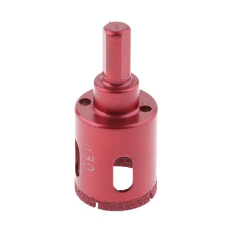 

Various Sizes DIAMOND HOLE-SAW 6mm- 100mm Tile Ceramic Porcelain Glass Marble Drill Bit Cutter 1 piece Choose - 30mm