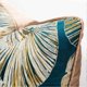 thumbnail image 4 of Luxury Lotus Leaf Printed Pillow Cover Decorative Square Pillowcase Soft Cushion Case for Sofa Bedroom Car (Blue, 18"x18"), 4 of 4