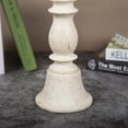 thumbnail image 2 of Creative Home 74682 Natural Champagne Marble 11" Height Pillar Candle Holder, 4-3/4" Diam. x H, Beige, 2 of 3