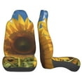 thumbnail image 3 of Sikiie Sky Golden Sunflower Field Car Seat Protector 2 Pack Car Seat Cushion Mat, Car Seat Covers for SUV, Truck, Van, 3 of 7