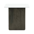 thumbnail image 5 of Coffee Table Set, Modern Square Tables, Living Room End Table Set of 2 with Spacious Top and Metal Frame, Durable MDF Construction, 47.2" and 19.7" Two-Piece Set, White, 5 of 11