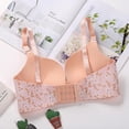 thumbnail image 2 of Forzero Thin section without steel ring gather one piece seamless bra Fashion print 3/4 cup gather bra, 2 of 6
