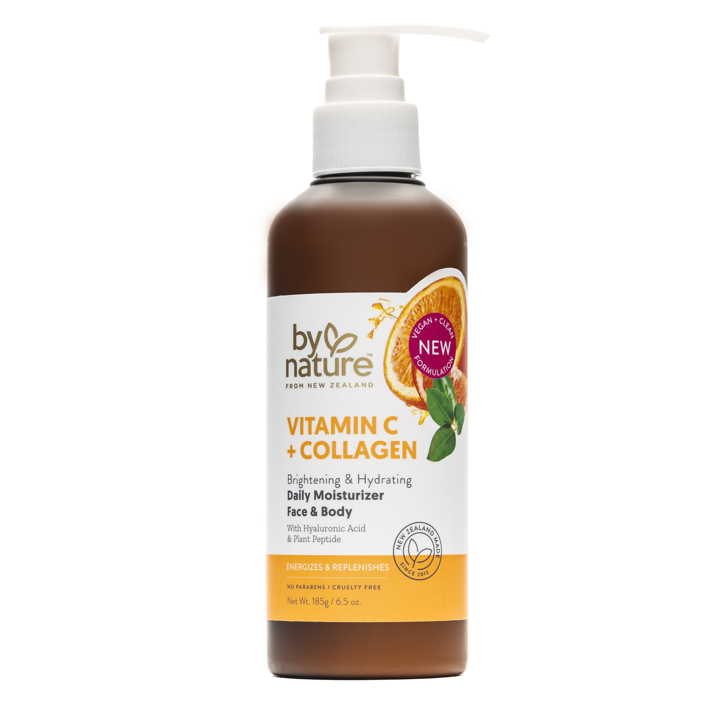(4 pack) By Nature From New Zealand Vitamin C & Collagen Daily Moisturizer for Dry Skin