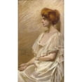 thumbnail image 2 of Alice Pike Barney 10x14 Gold Ornate Wood Frame and Double Matted Museum Art Print Titled - Mrs. Fleming Newbold, 2 of 4