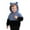 1#Blue, variant on Kiijoy Toddler Boys Fuzzy Hoodie Soft Bear Ears Hooded Sweatshirt, Sizes 3-4