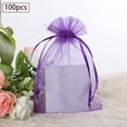 thumbnail image 1 of 100 Pack Beautiful Colorful Organza Gift And Favour Bags 9cm X 12cm, 1 of 2
