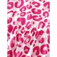 thumbnail image 7 of Fdqin Girls Dresses 3Pcs Floral Print Flutter Sleeve Swing Sundress Sleeveless Cute Summer Midi Dresses Casual Kids A-line Dress Colorful Pink Red 5-6 Years, 7 of 7
