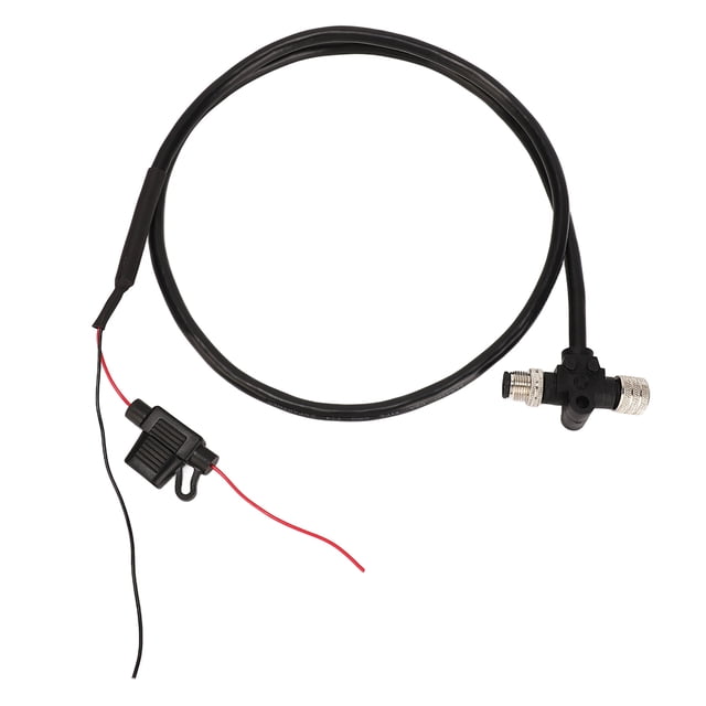 For NMEA 2000 Cable, Universal 5 Pin For N2K Drop Cable 1m Oil Resistant IP67 Waterproof T Terminator Flexible With 3A Fuse For Ships Yachts
