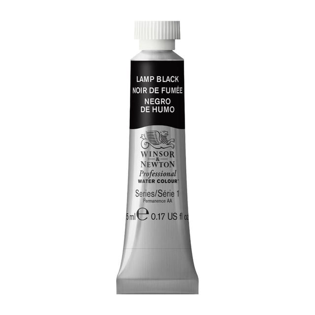 Pintura Acuarela 5Ml Artist Negro Humo S-1 #337 Winsor & Newton