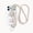 Champagne, variant on Hands-Free Crossbody Phone Lanyard with Phone Patch, Anti Loss Lanyard, Universal Neck Shoulder Phone Sling for Women, Compatible with Most Full-Cover Phone Cases, Pearl Grey