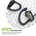thumbnail image 6 of Letsfit Bluetooth Headphones, hiFf Stereo In-Ear Earphones w/Mic Noise Cancelling, Black Green, 6 of 8