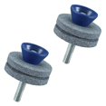 thumbnail image 1 of 2 afiladores de cuchillas de cortacésped de doble capa, resistentes al desgaste, adecuados para la mayoría de los taladros eléctricos, 1 of 4