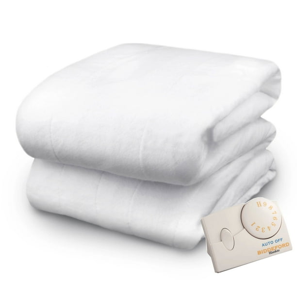 Biddeford 5901 908121 100m Electric Heated Mattress Pad Full Walmart Com Walmart Com